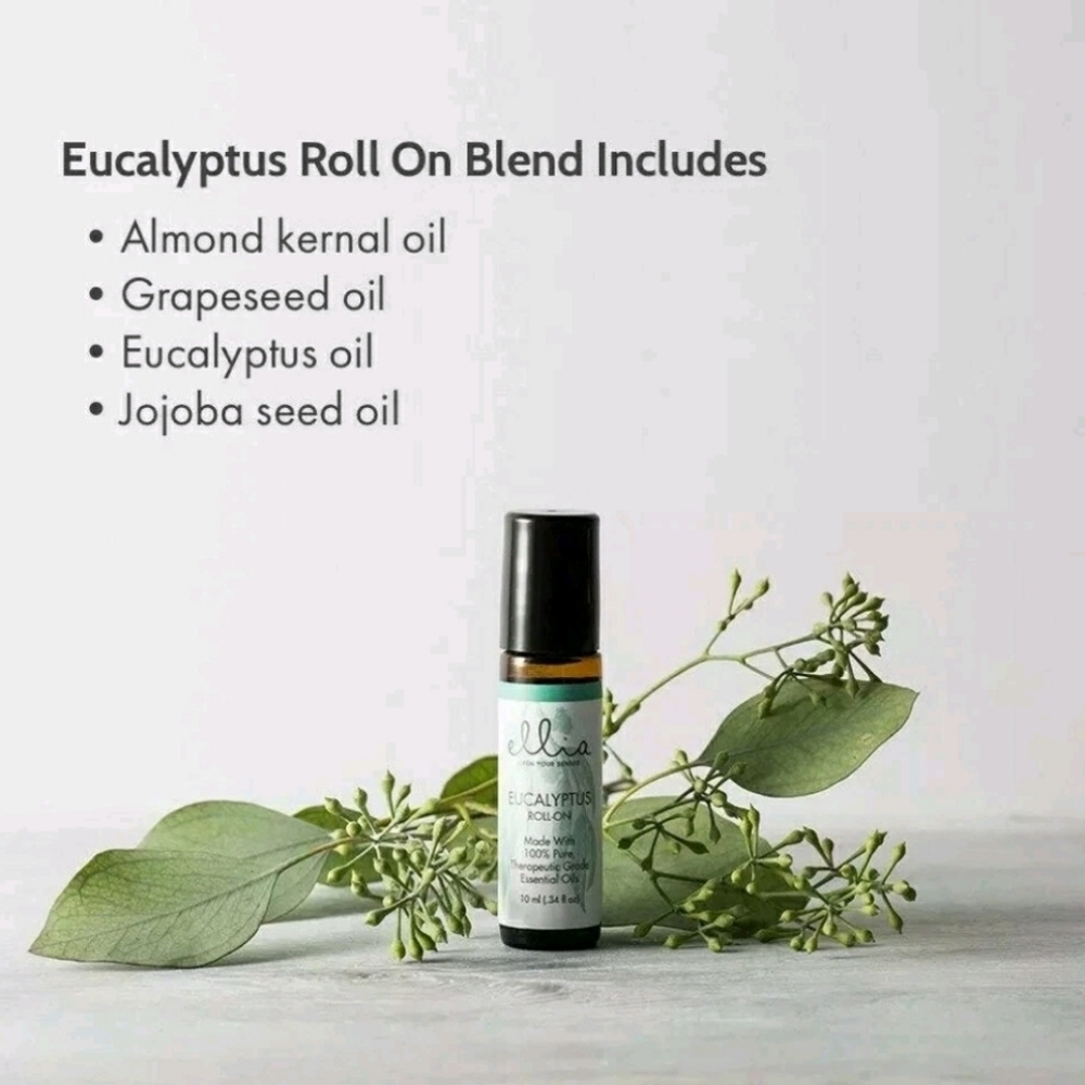 Ellia Essential Oil Eucalyptus Roll-On 0.34 Fl Oz	NIP